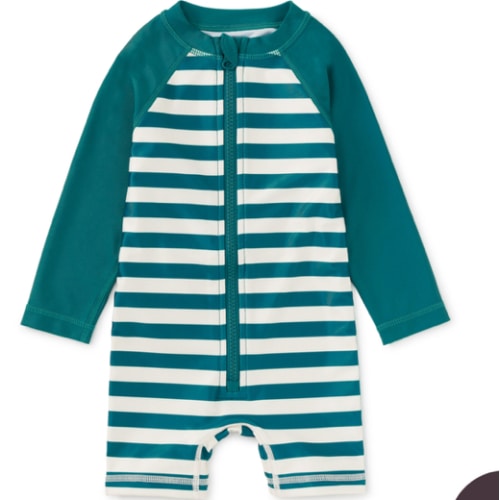 LITTLE BOY & Core Swim & Rash Guard Baby Swimsuit & ONEPIECE & Tea Collection