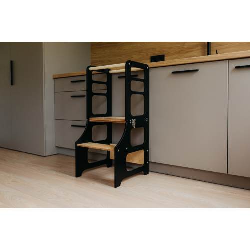 Transformable kitchen tower, Natural color