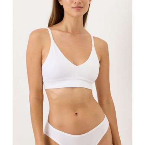 Pact Organic Cotton Women's Classic T-Shirt Bralette Underwear White Large