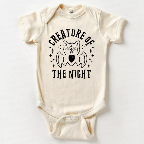 Creature Of The Night Halloween Baby Bodysuits