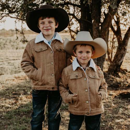 Sunset Corduroy Jacket with Sherpa Lining – Cowkid Clothing Company