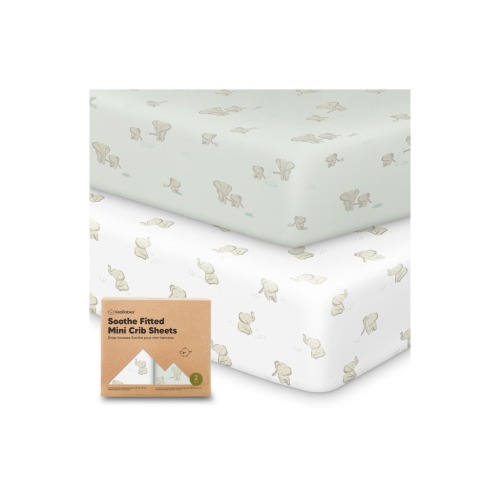 Soothe Fitted Mini Crib Sheet