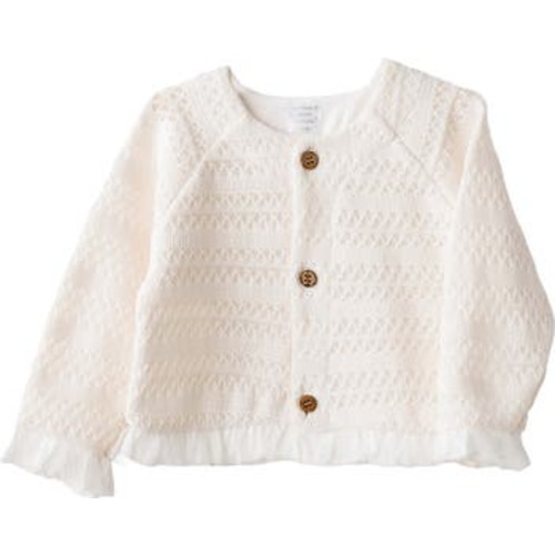Vanilla Ruffle Cardigan
