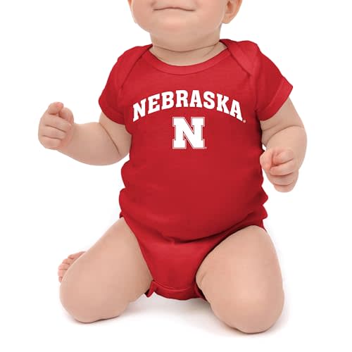 Little King NCAA Infant Romper-Arch Team Logo-100% Soft Cotton