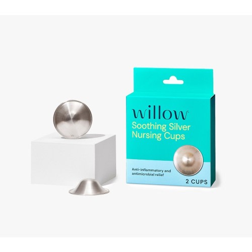 Willow Soothing Silver Nursing Cups 2 Count