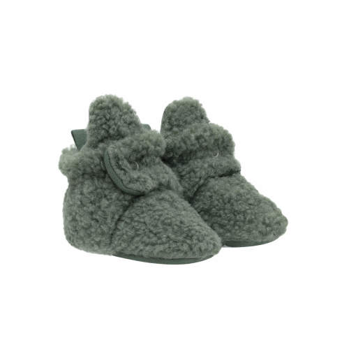 Sherpa Snap Booties Olive – Robeez