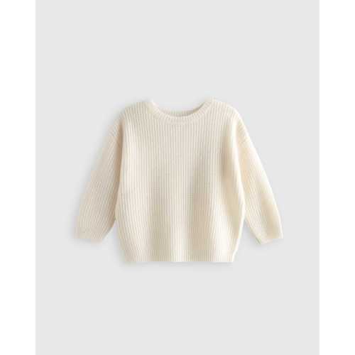 Mongolian Cashmere Fisherman Tunic Sweater - Toddler