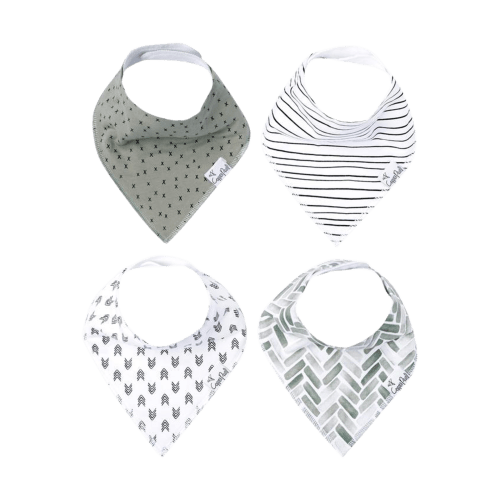 4 pack Bandana Bib Set