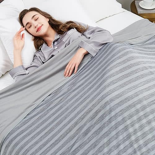 Guohaoi Cooling Blanket (90"x90"Queen Size) for Hot Sleepers and Night Sweats,100% Oeko-Tex Certified,Arc-Chill Q-Max >0.5 Cool Fiber,Ultra Cold Breathable,Comfortable,All-Season.