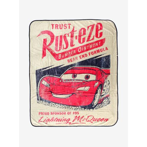 Disney Pixar Cars Lightning McQueen Rust-eze Throw — BoxLunch Exclusive