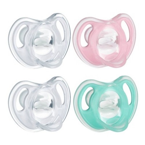 Tommee Tippee Ultra-light 4pk Silicone Baby Pacifier 0-6 Months