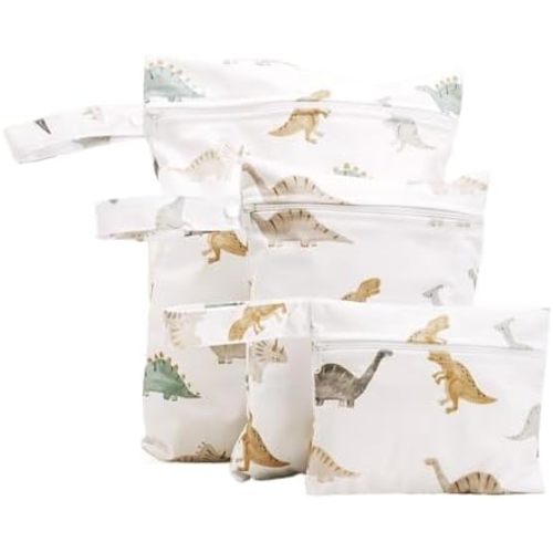 3-Piece Waterproof Wet Dry Bag Set with Zipper - Durable Travel Organizer for Swimming, Diapers, Baby, Gym & Beach Accessories