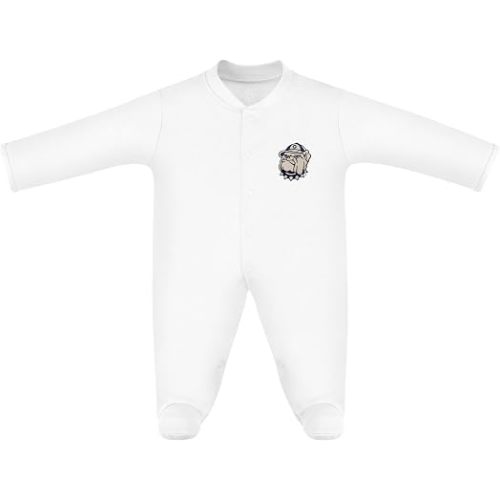 Creative Knitwear College Baby Infant Long Sleeve Footed Romper - Team Logo, Multiple Colors, Unisex (0-9 Months)