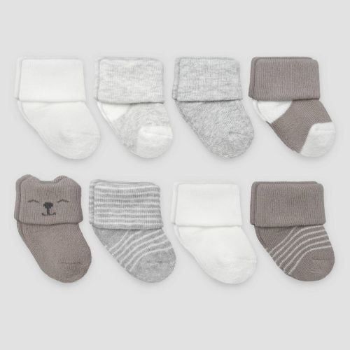 Carter's Just One You® Baby 8pk Terry Socks - 0-3M