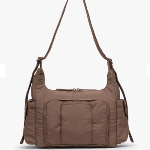 Crossbody Diaper Bag - HAZELNUT