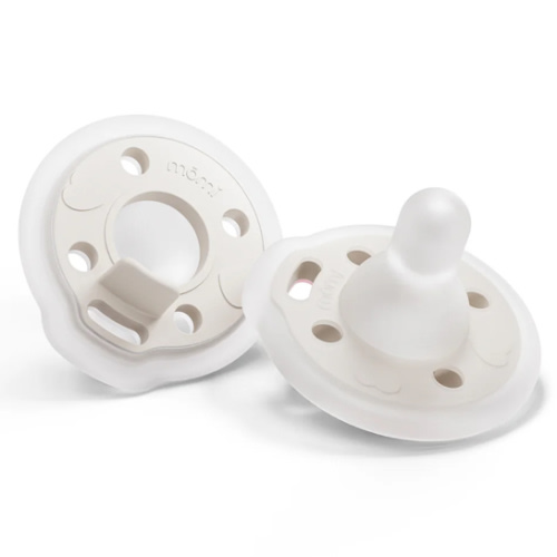 mōmi babypace pacifier 2-set - pearl