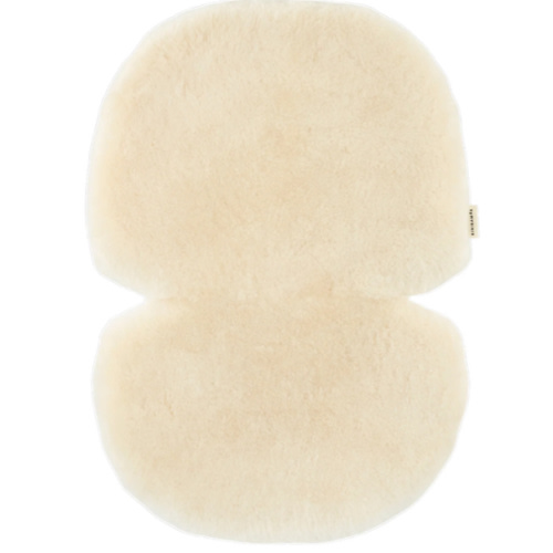 BINIBAMBA Milk Sheepskin Buggy Liner for Prams