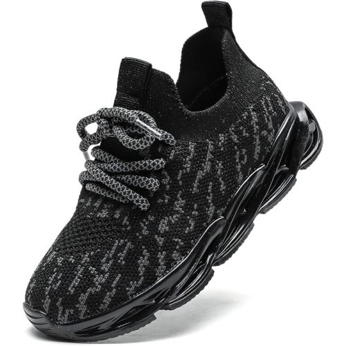 DADAWEN Boys Girls Sneakers Kids Lightweight Breathable Tennis Shoes Strap Running Athletic Shoes for Toddler/Little Kid/Big Kid