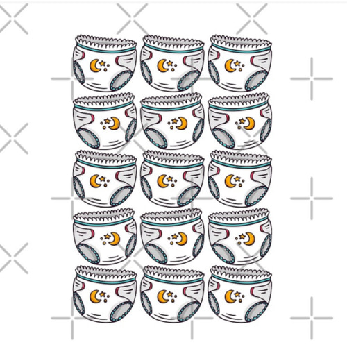 Diapers: size newborn, 1 & 2