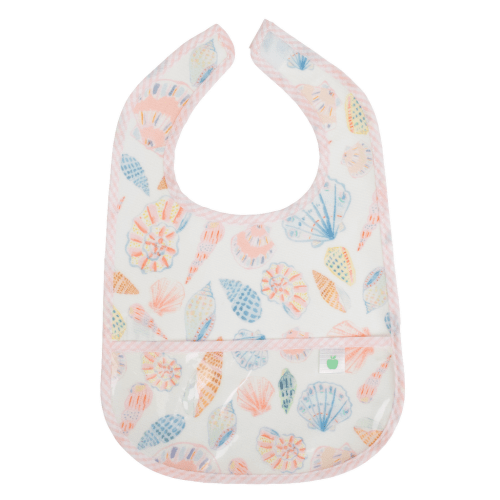 The Wipe It Bib in Shells