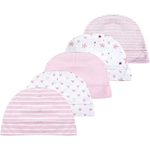 Newborn Baby Soft Cotton Organic Hats Size: 0-6 M