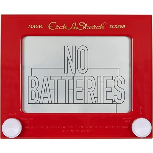 Etch A Sketch, Classic Red Drawing Toy with Magic Screen, for Ages 3 and Up