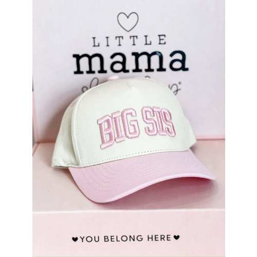Big Sis Embroidered Hat | Adjustable Kids Cap | Sibling Gift Idea