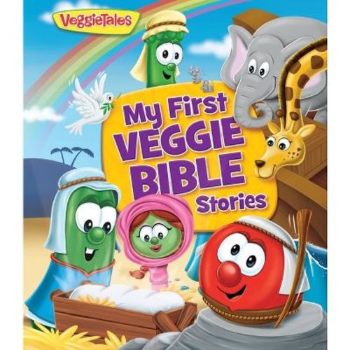 My First Veggie Bible Stories - (VeggieTales) by Pamela Kennedy & Anne Kennedy Brady (Board Book)