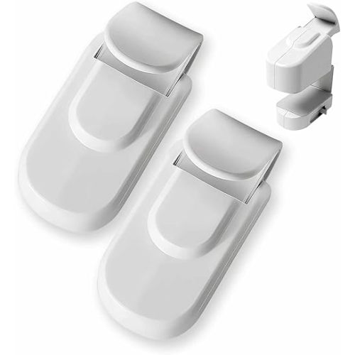 New Snap on Door Lock for Kids, Height-Adjustable, Helps Prevent Accidental Opening, Tool-Free Installation, No Residue, Fits Most Door Handles (2PCS)