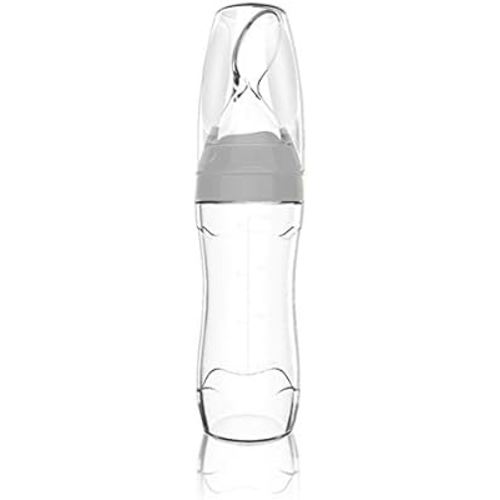 Haakaa Silicone Baby Food Feeding Spoon (Grey)