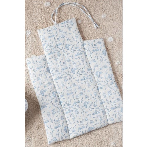 Changing Mat - Toile De Jouy / Blue