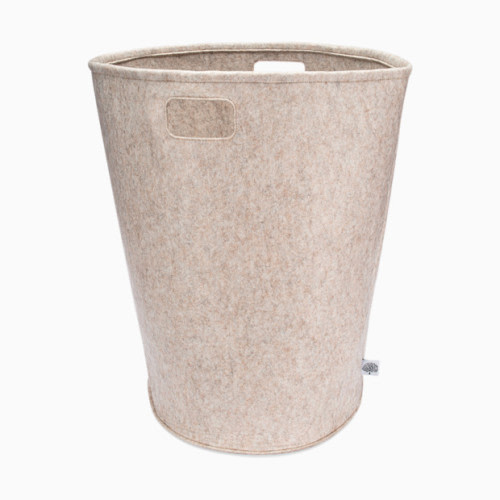 Felt Laundry Hamper - Oatmeal