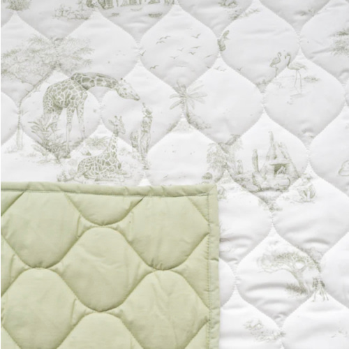 Safari Toile Quilted Playmat