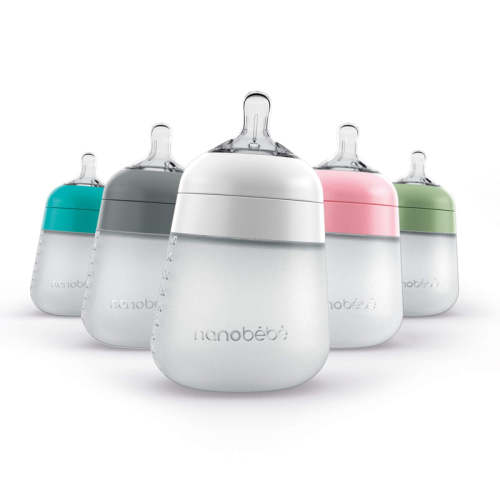 9oz Flexy Silicone Baby Bottle 9oz / 2-Pack / Sage
