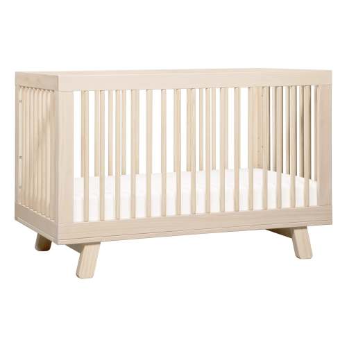 Hudson 3-in-1 Convertible Crib with Toddler Rail - Washed Natural