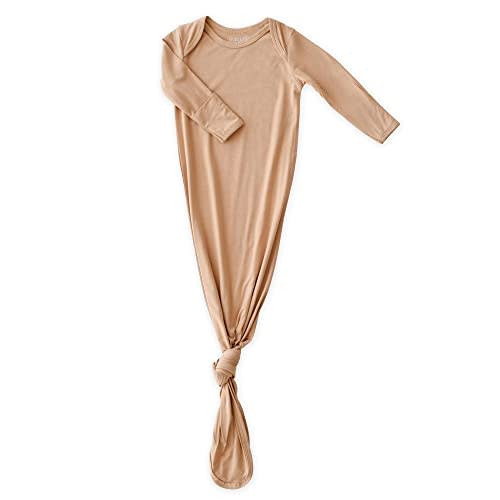 Wallaby Kids Extra Tall Knotted Baby Gown, Super Soft Viscose from Bamboo Newborn Sleeper for Baby Girl and Boy