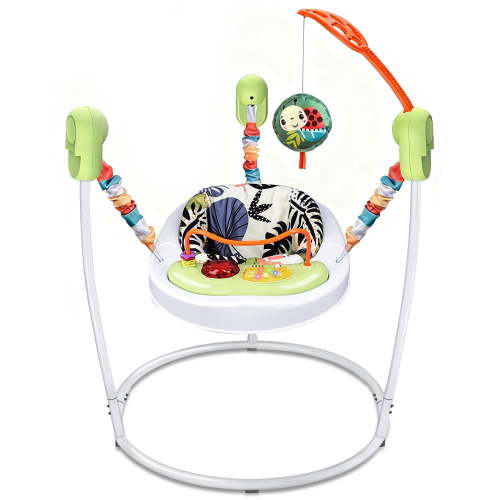 Baby Activity Center Jumper, Kids Bouncer Seat with Music and Lights, Unisex, Green