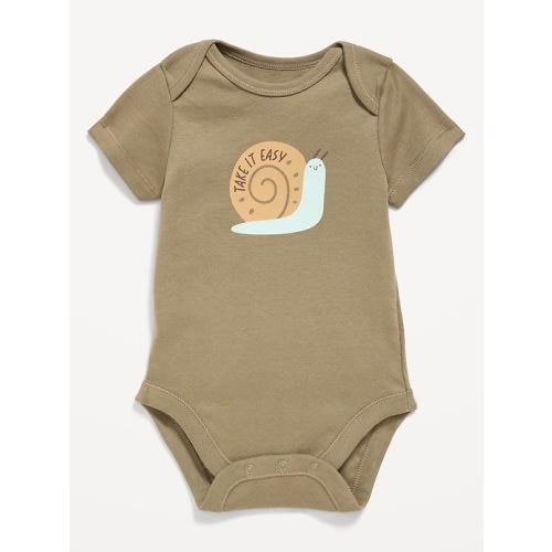 Unisex Short-Sleeve Bodysuit for Baby