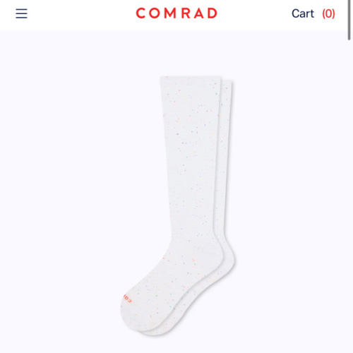 Recycled Cotton Compression Socks | Comrad Socks |