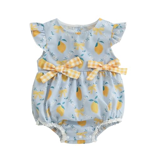 Newborn Baby Girl Farm Clothes Chicken Embroidey Bubble Smocked Romper Plaid Bowknot Western Country Bodysuit Shirt