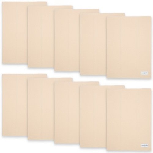 Burp Cloths 100% Cotton Washcloths for Boys and Girls by Comfy Cubs