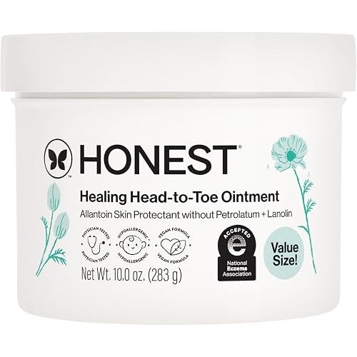 The Honest Company Head-to-Toe Healing Ointment, Fragrance-Free, 10 oz