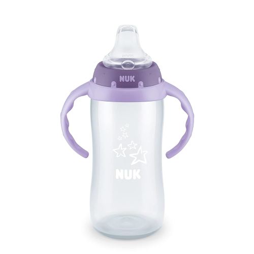 NUK Large Learner Tritan Cup, 10 oz, 8+ Months – BPA Free, Spill Proof Sippy Cup