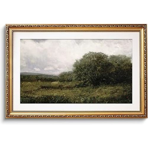 ARPEOTCY Vintage Gold Framed Large Wall Art, 20x30 inch Landscape Retro Picture Paintings, Antique Canvas Artwork, Victorian Frame Wall Decor for Living Room Bedroom