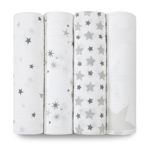 aden + anais Classic Muslin Swaddle Blanket 4 Pack - Twinkle