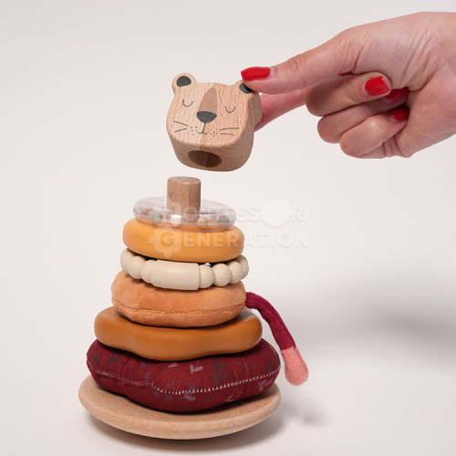 Montessori Little Lion Stackker - Adorable & Educational!