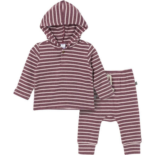 2-Piece Baby Girls Rose Hooded Brushed Hacci Set – Gerber Childrenswear