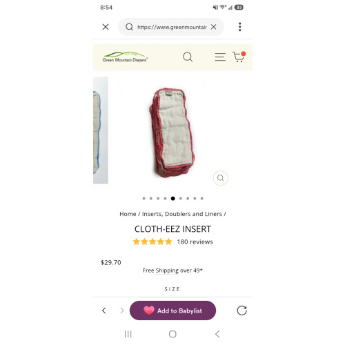 Cloth-eez Doubler-Insert