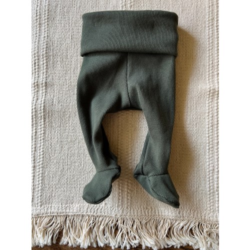 Footie pants •northwood•green • organic cotton | Made in Camrose, Alberta