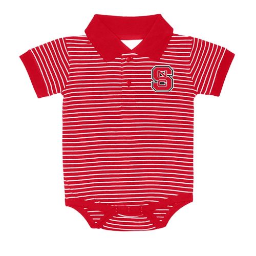 Two Feet Ahead Striped Short Sleeve Golf Polo Baby Bodysuit Creeper Infants Newborn Sizes 0-3M 6M 12M